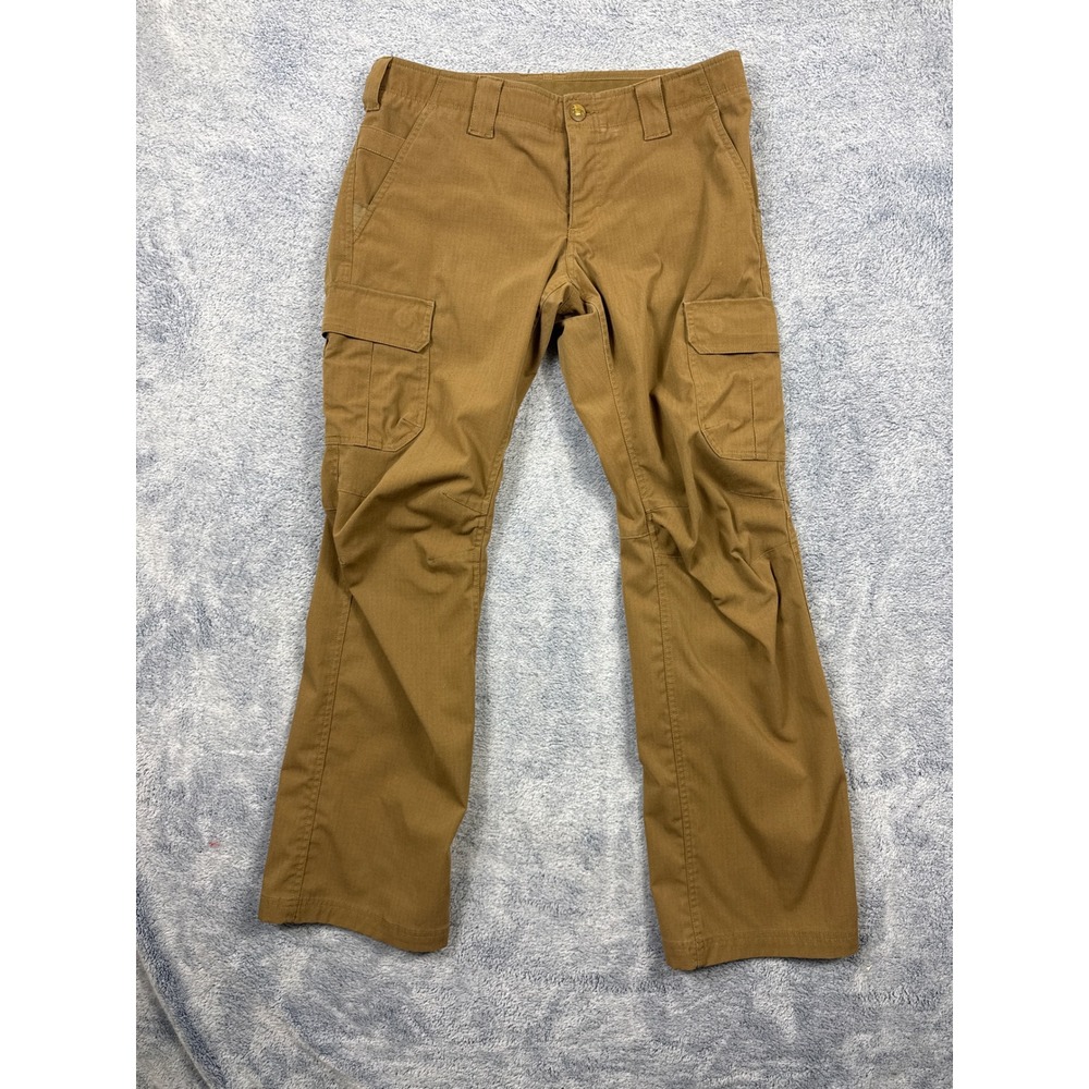 Under Armour Womens 12 Brown Storm Tactical Cargo Pants Ripstop Utility
